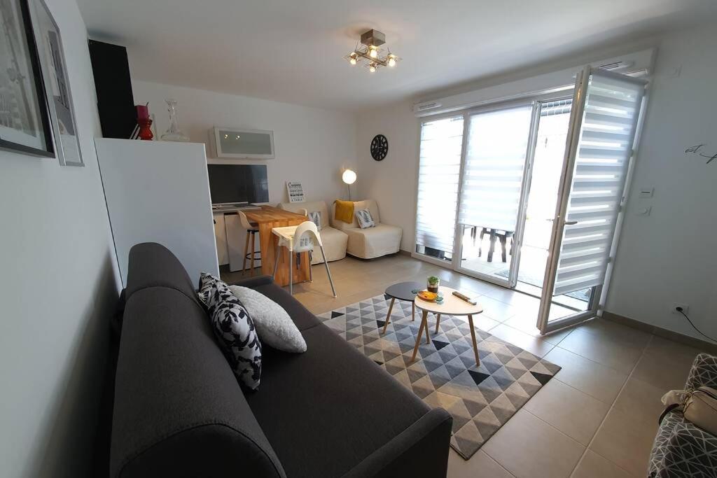 Cosy studio résidence de standing proche plage Villeneuve-Loubet Exterior foto
