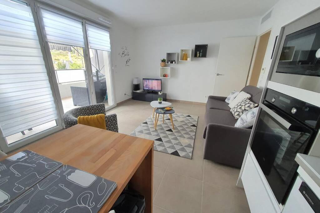 Cosy studio résidence de standing proche plage Villeneuve-Loubet Exterior foto