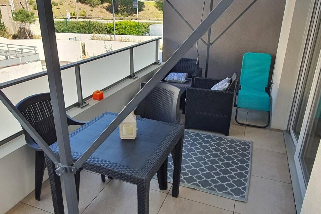 Cosy studio résidence de standing proche plage Villeneuve-Loubet Exterior foto