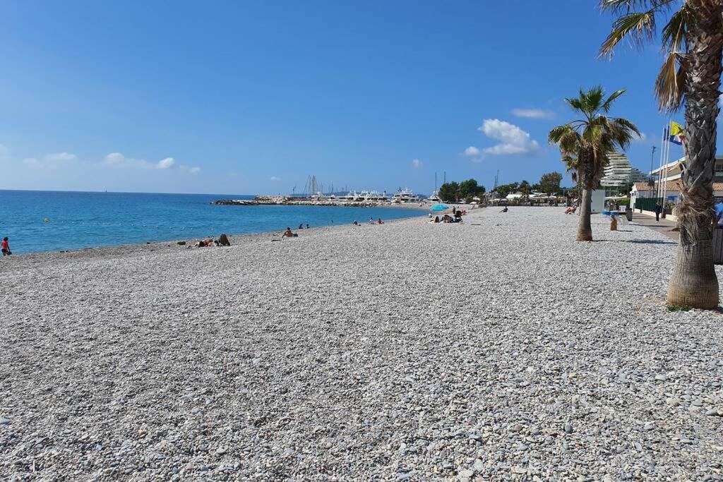 Cosy studio résidence de standing proche plage Villeneuve-Loubet Exterior foto